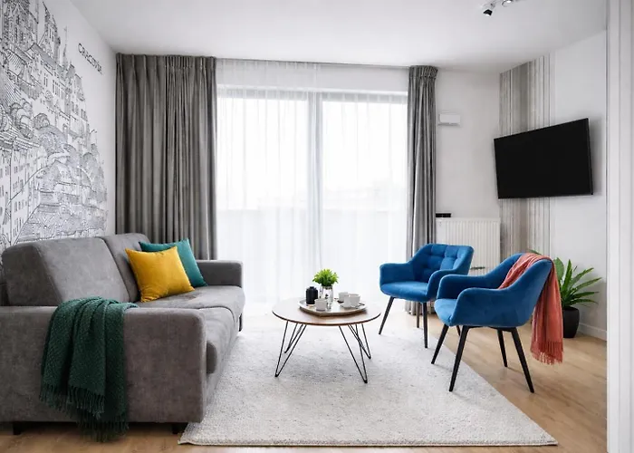 Inpoint G15 Near Old Town & Kazimierz District & Optional Paid Parking Apartahotel