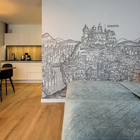 Inpoint G15 Near Old Town & Kazimierz District & Optional Paid Parking Lägenhetshotell Kraków